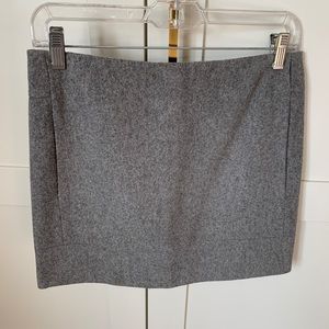J Crew Wool Mini Skirt